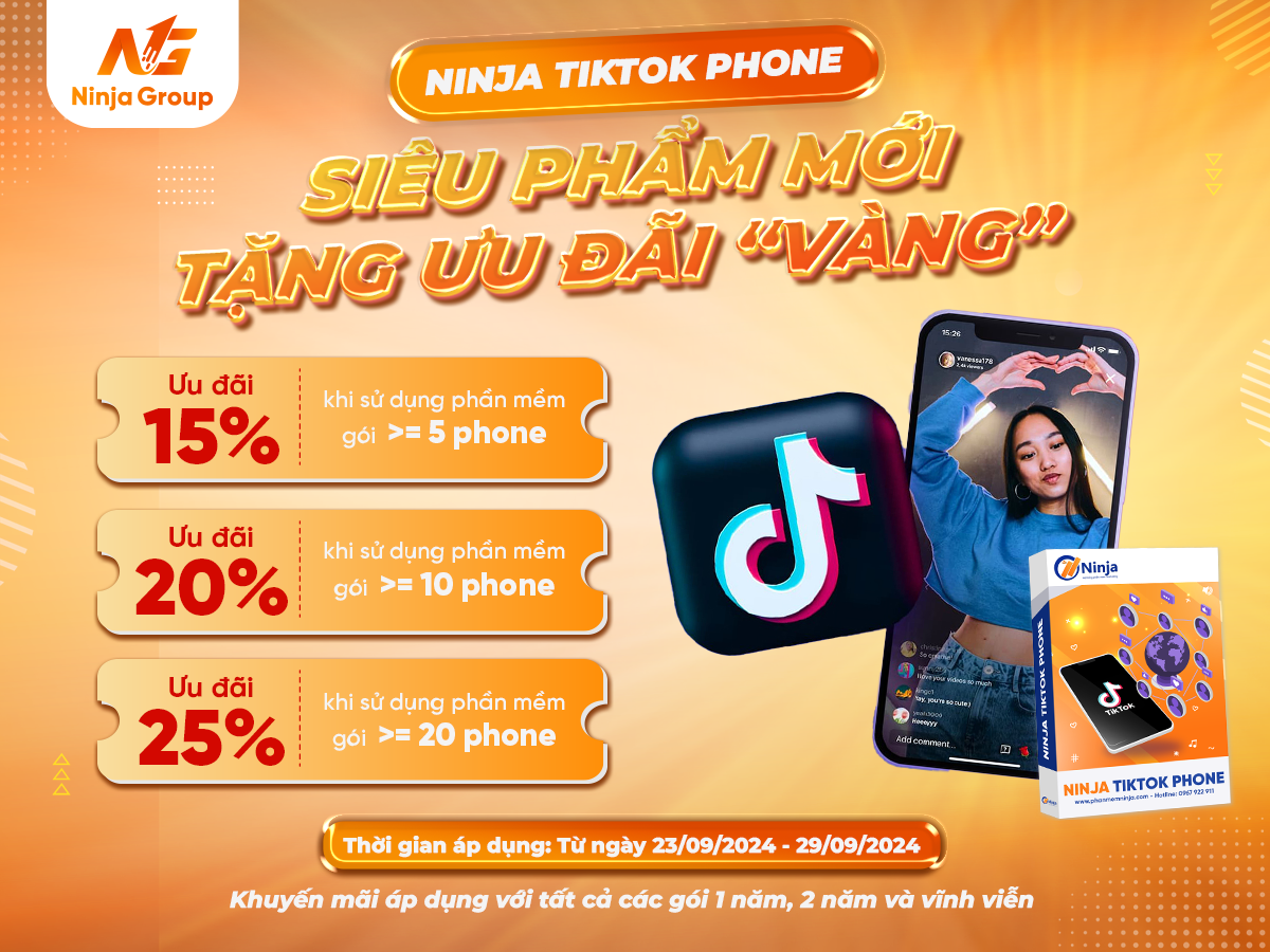 Mở bán dự án Ninja Tiktok Phone