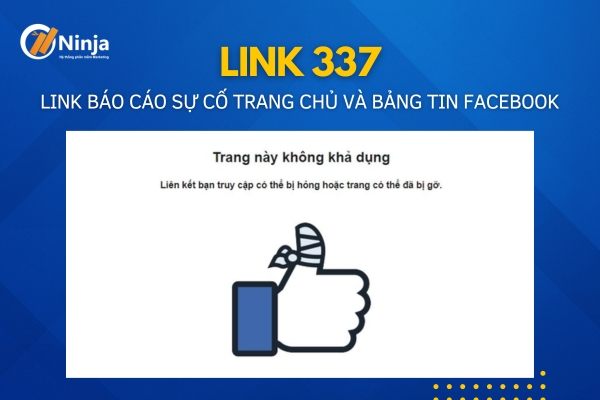 link 337 1 1 Link 337   Báo lỗi trang chủ Facebook hiệu quả