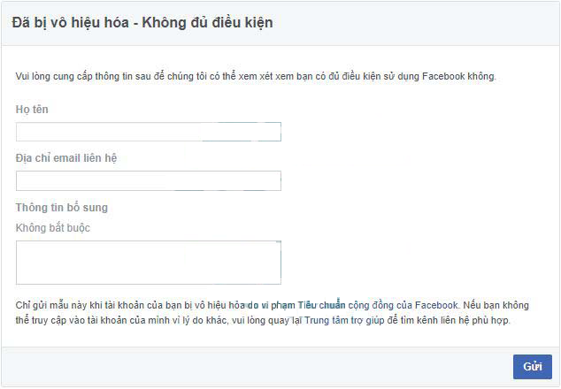 link 701 Link 701   Kháng nghị mở khóa tài khoản Facebook thành công