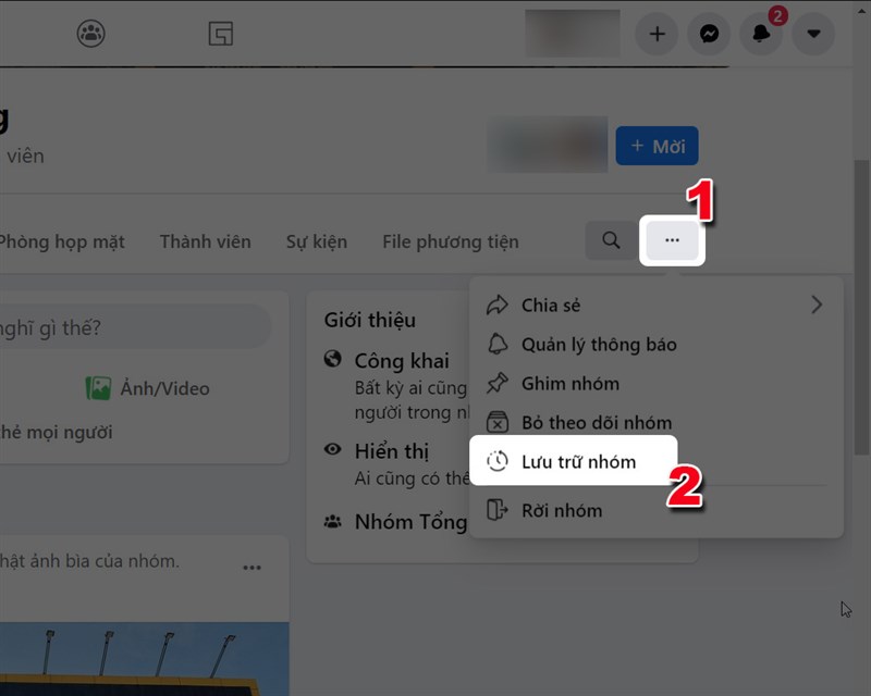 luu tru nhom tren facebook la gi 10 Lưu trữ nhóm trên facebook là gì? Hướng dẫn chi tiết nhất