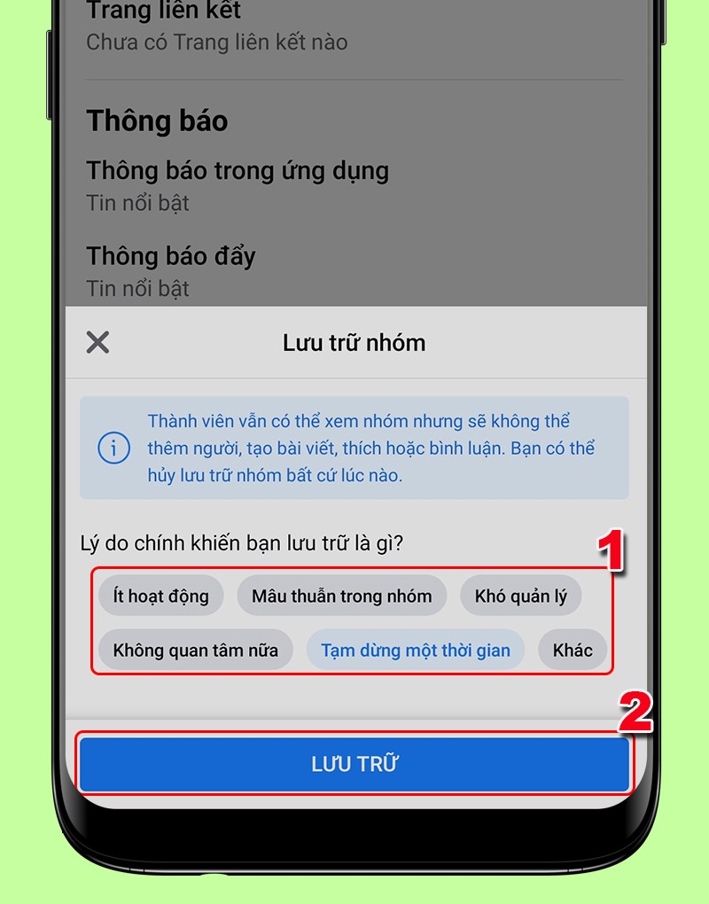 luu tru nhom tren facebook la gi 7 Lưu trữ nhóm trên facebook là gì? Hướng dẫn chi tiết nhất