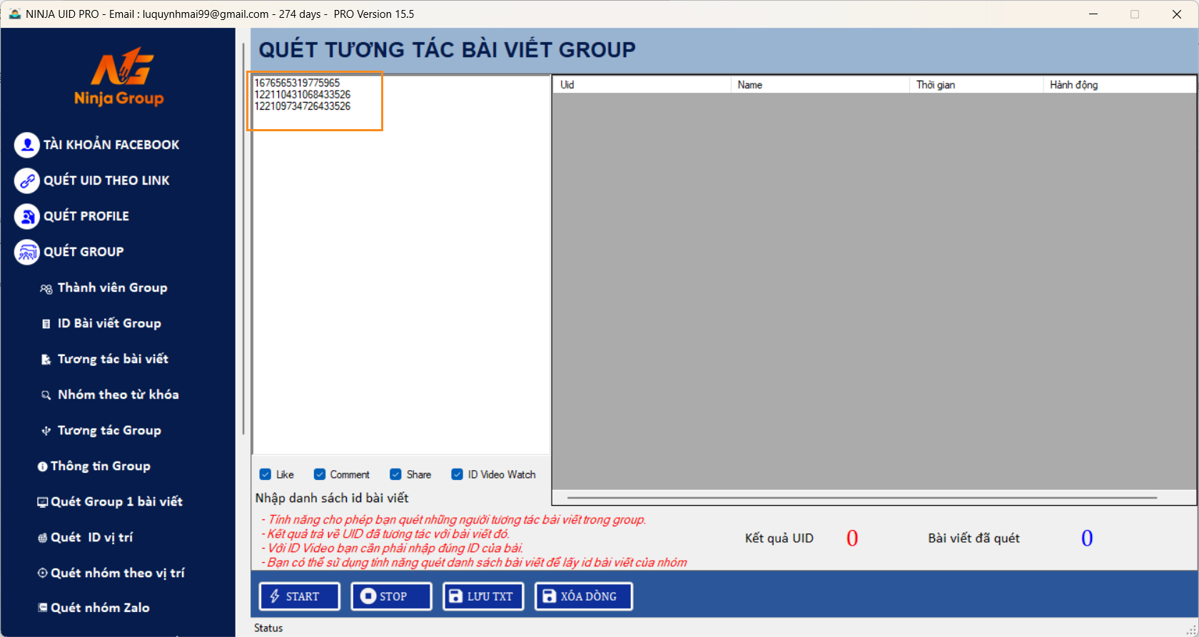 phan mem quet tuong tac group 3 Phần mềm quét tương tác group Facebook hiệu quả nhất 2024