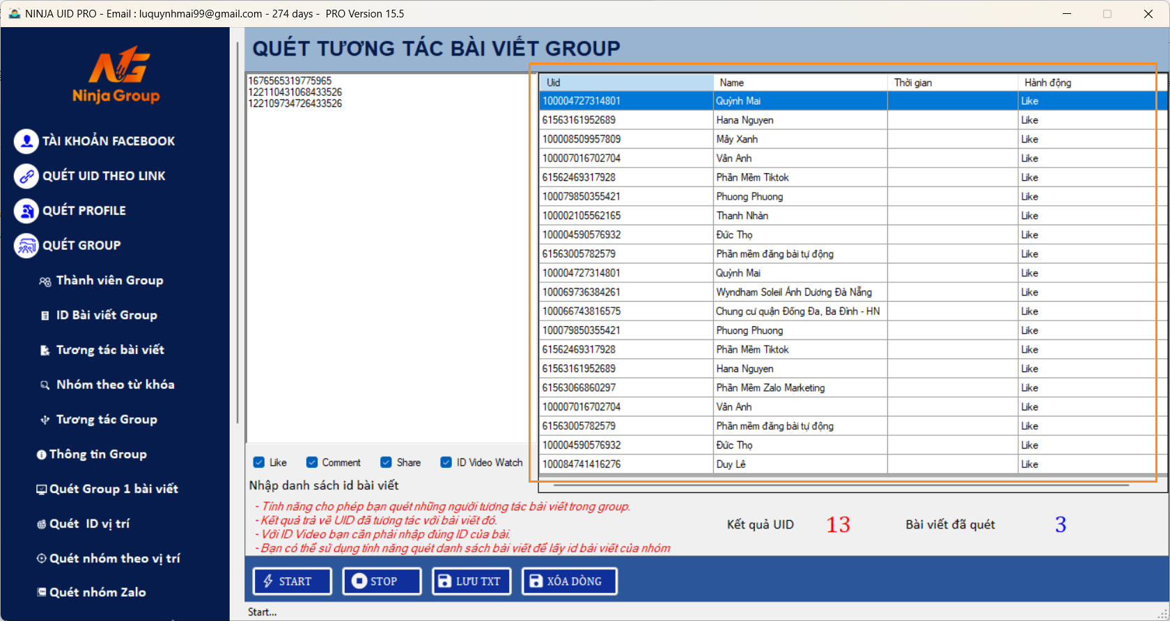 phan mem quet tuong tac group 4 Phần mềm quét tương tác group Facebook hiệu quả nhất 2024