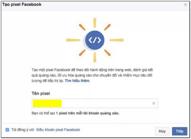 tao pixel facebook Facebook Pixel là gì? Từ A – Z cách cài đặt facebook pixel