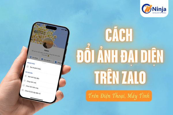 Cách đổi ảnh đại diện trên zalo