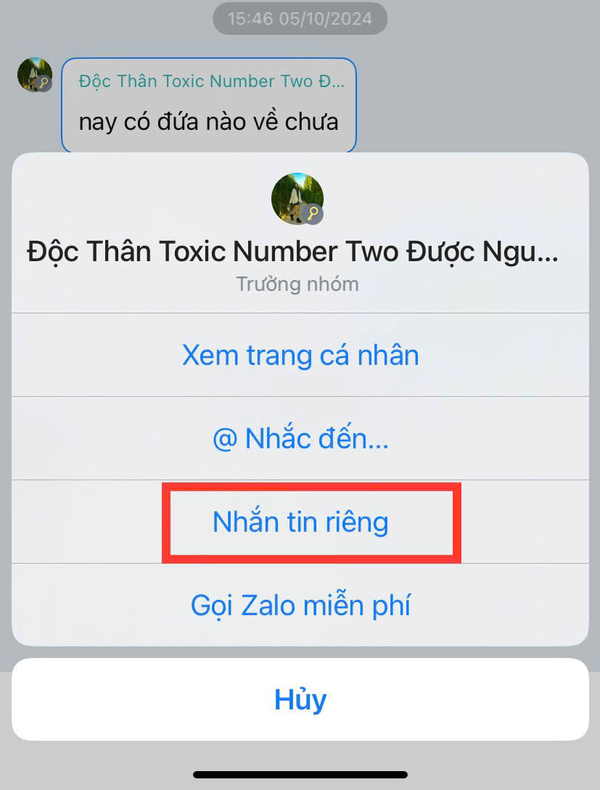 cach gui tin nhan cho mot nguoi trong nhom zalo 3 Cách gửi tin nhắn cho một người trong nhóm zalo đơn giản nhất 