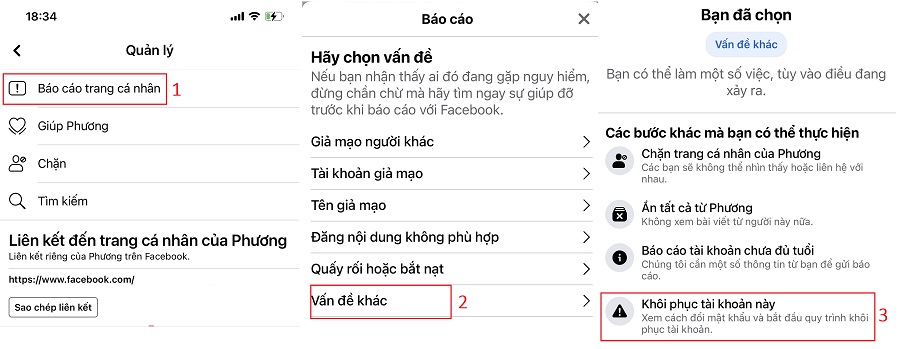 cach lay lai facebook cu tren dien thoai 1 Cách lấy lại facebook cũ trên điện thoại nhanh chóng nhất