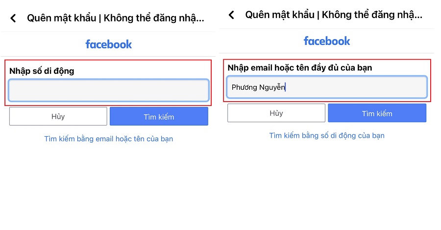 cach lay lai facebook cu tren dien thoai 4 Cách lấy lại facebook cũ trên điện thoại nhanh chóng nhất