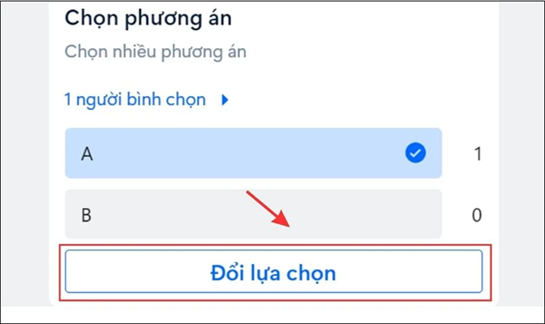 cach thu hoi binh chon tren zalo 4 Cách thu hồi bình chọn trên zalo nhanh chóng