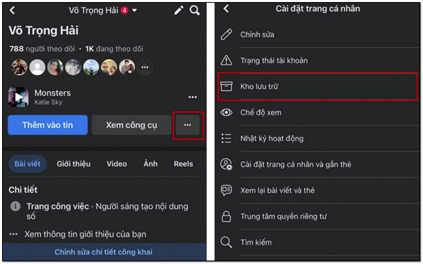 cach xem lai story cu tren facebook Cách xem lại story cũ trên facebook ở điện thoại, máy tính