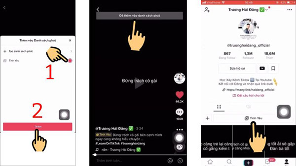tao danh sach phat tren tiktok 3 Cách tạo danh sách phát trên tiktok đơn giản nhất