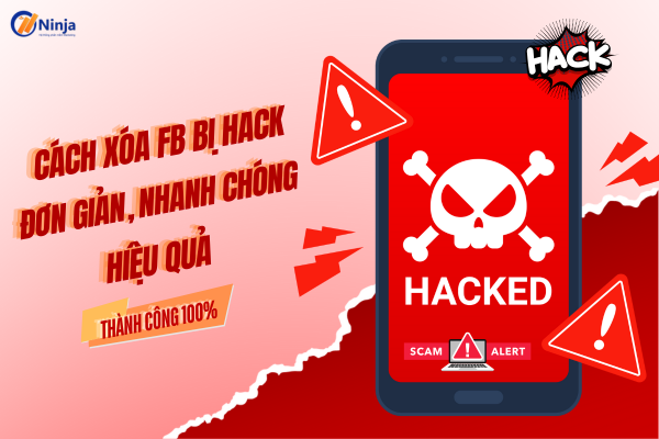 xóa fb bị hack