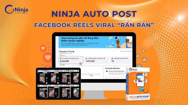 Cách đăng reels trên facebook fanpage tự động - Ninja Auto Post Client