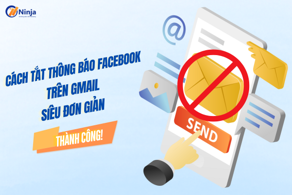 cách tắt thông báo facebook trên gmail