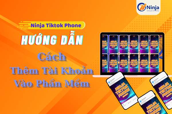 Cách thêm tài khoản vào phần mềm