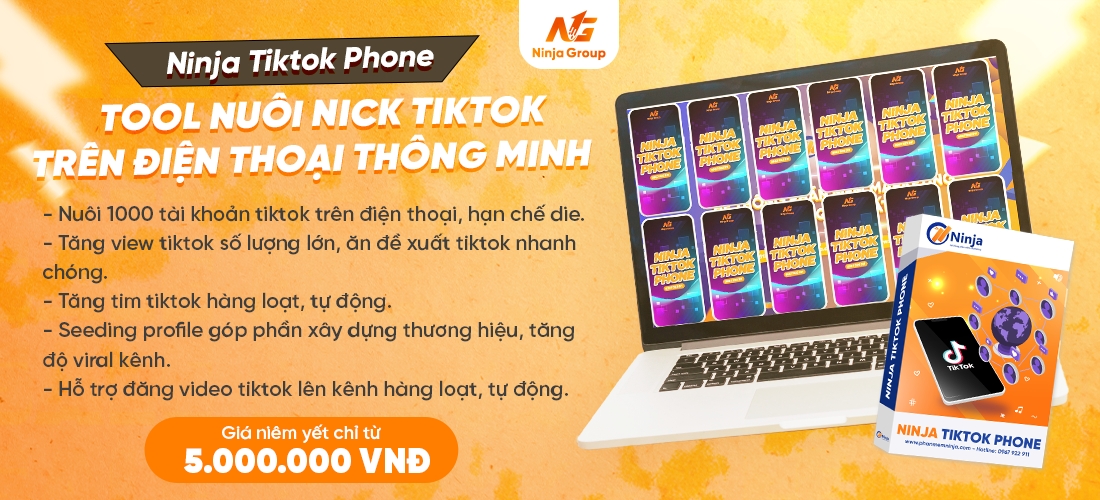 Phần mềm Ninja Tiktok Phone