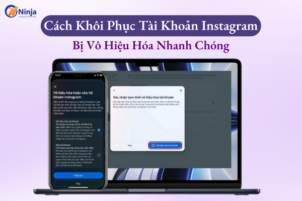 tài khoản instagram bị vô hiệu hóa