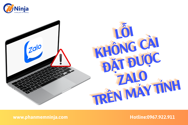 Lỗi không cài đặt được zalo trên máy tính